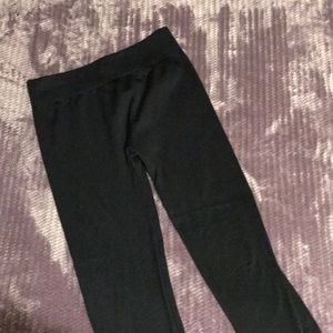 Time & Tru Black leggings/ tights, Girl L (12-14)
